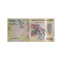 Burundi 500 Francs 2018