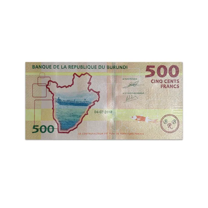 Burundi 500 Francs 2018