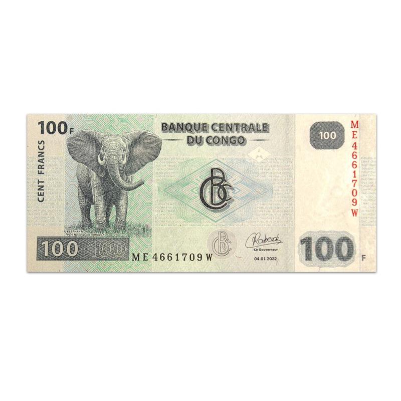 Congo 100 Francs 2022