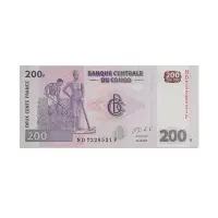 Congo 200 Francs 2013