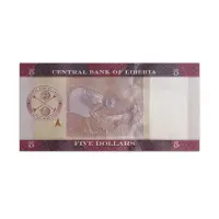 Liberia 5 dollars 2016
