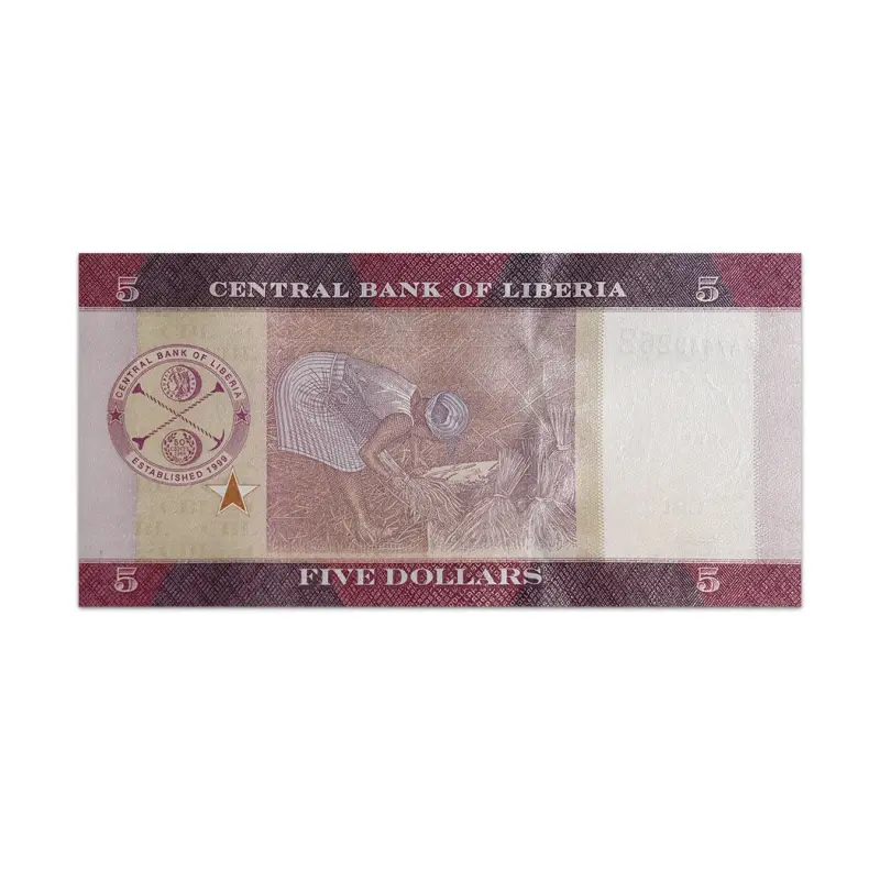 Liberia 5 dollars 2016