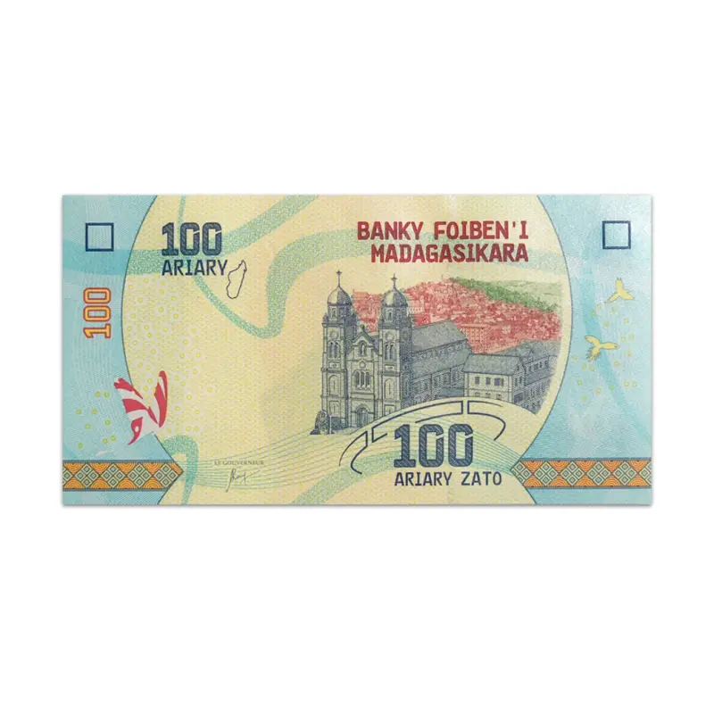 Madagascar 100 Ariary 2017