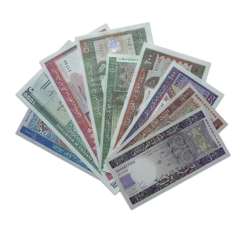 Mauritania 100-2000 set of 10 banknotes