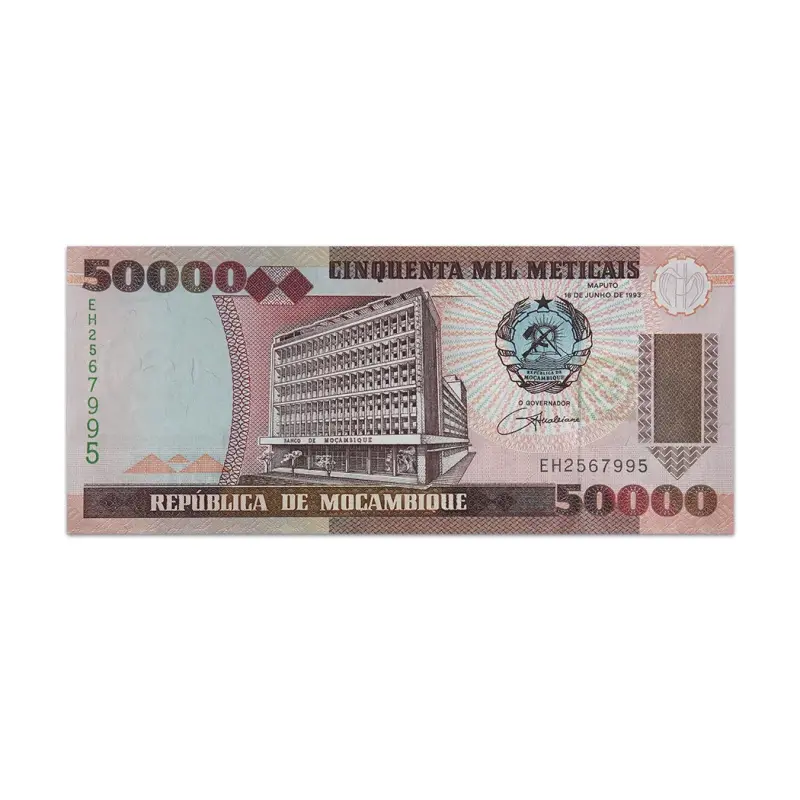 MOZAMBIQUE 50000 METICAIS 1993