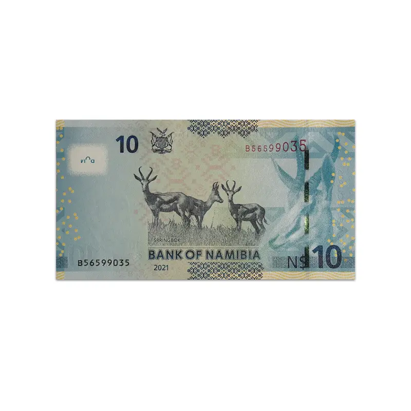 Namibia 10 dollars 2021
