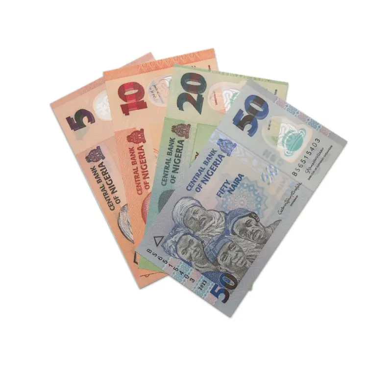 Nigeria 5, 10, 20, 50 Naira 2021 Set Note