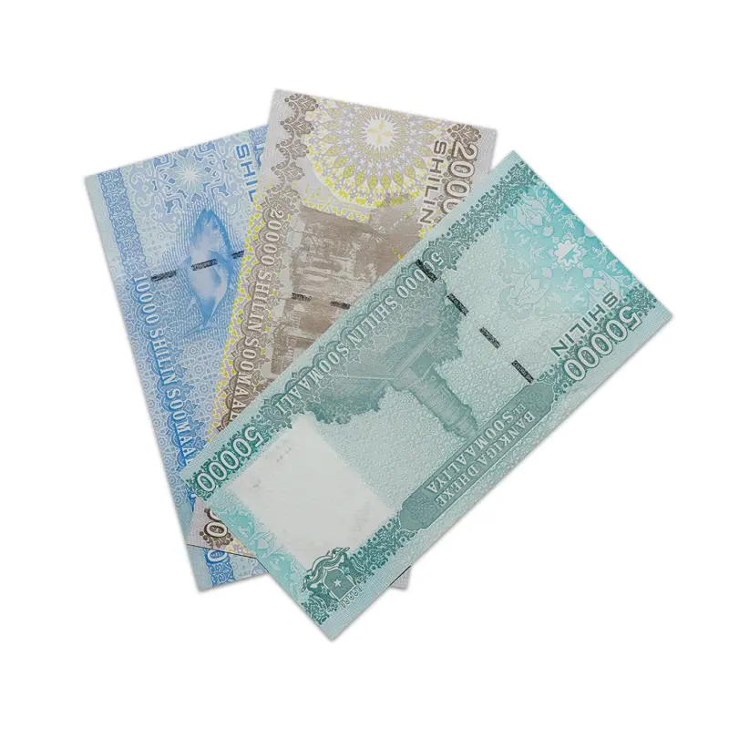 Somalia 10,000,20,000,50,000 Shillings 2010 -  Unreleased Currency set of 3