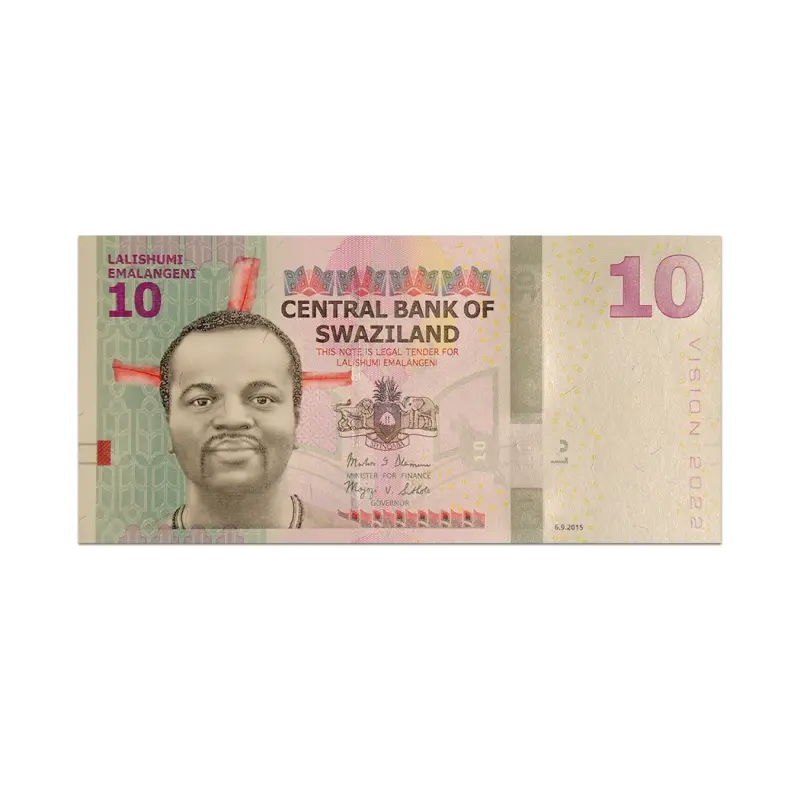 Swaziland 10 Emalangeni 2015