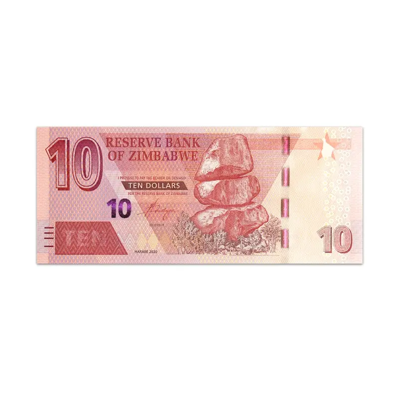 Zimbabwe 10 Dollars 2020