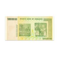 Zimbabwe 1 Billion Dollars 2008