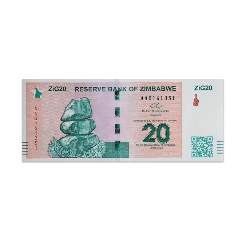 ZIMBABWE 20 Zig 2024
