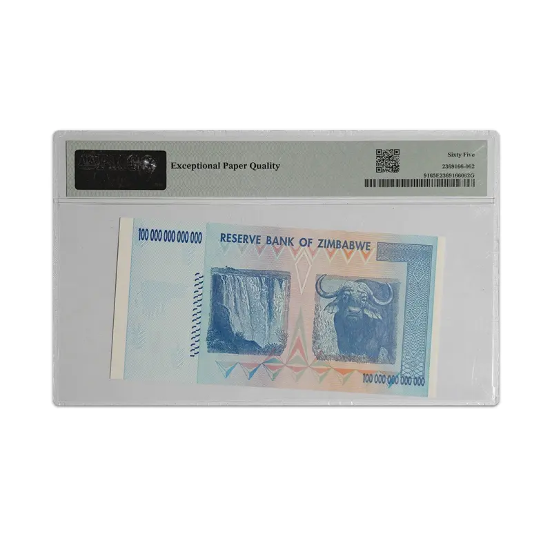 Zimbabwe Rare 1 hundred trillion dollar