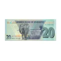 ZIMBABWE 20 DOLLARS 2020