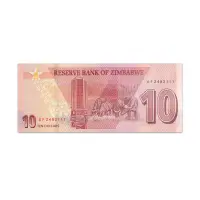Zimbabwe 10 Dollars 2020