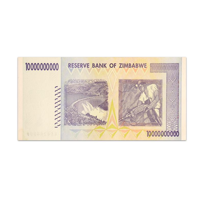 Zimbabwe 10 Billion Dollars 2008