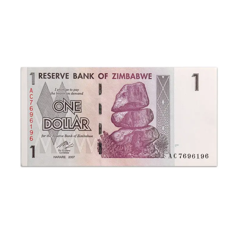 Zimbabwe 1 Dollar 2007