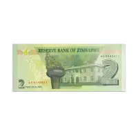 Zimbabwe 2 Dollars 2019