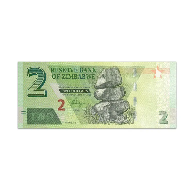 Zimbabwe 2 Dollars 2019
