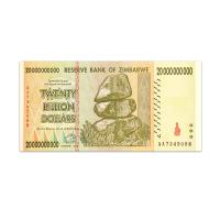 Zimbabwe 20 Billion Dollars 2008