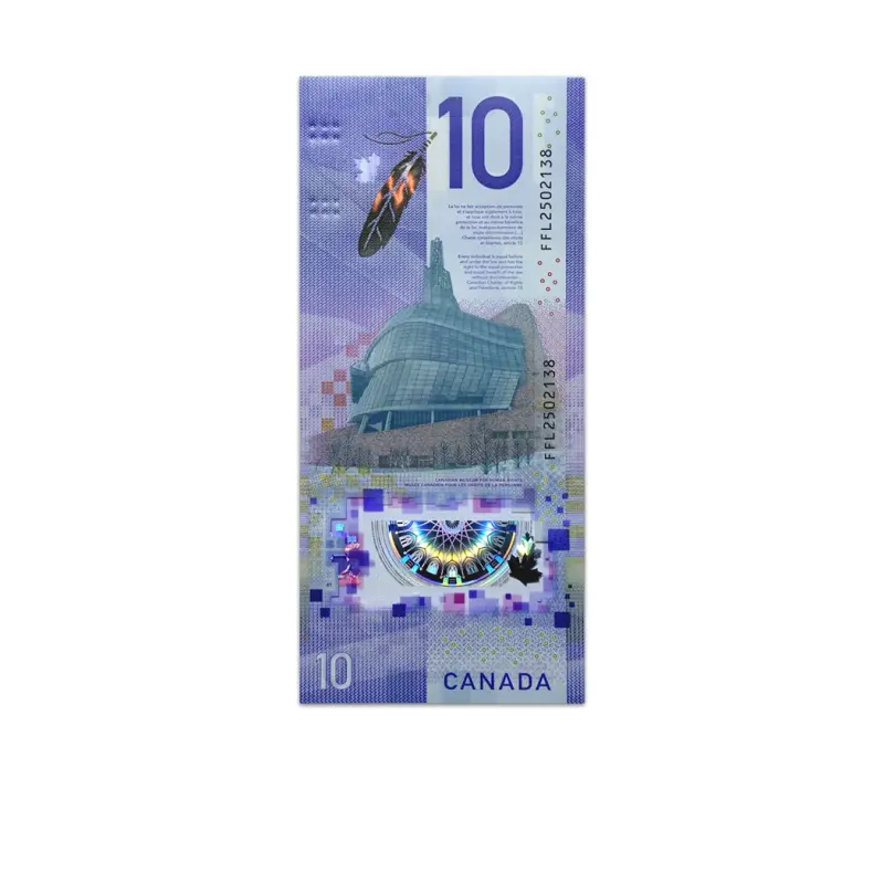 Canada 10 Dollars 2018