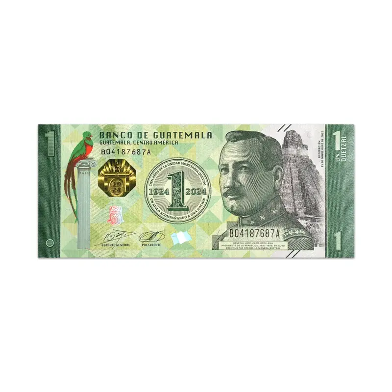 Guatemala 1 Quetzel 2024