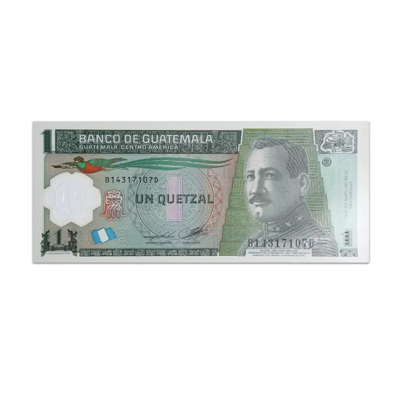 Guatemala 1 Quetzal 2012