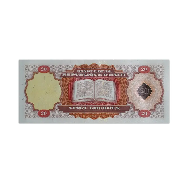 Haiti 20 Gourdes 2001 Commemorative Banknote