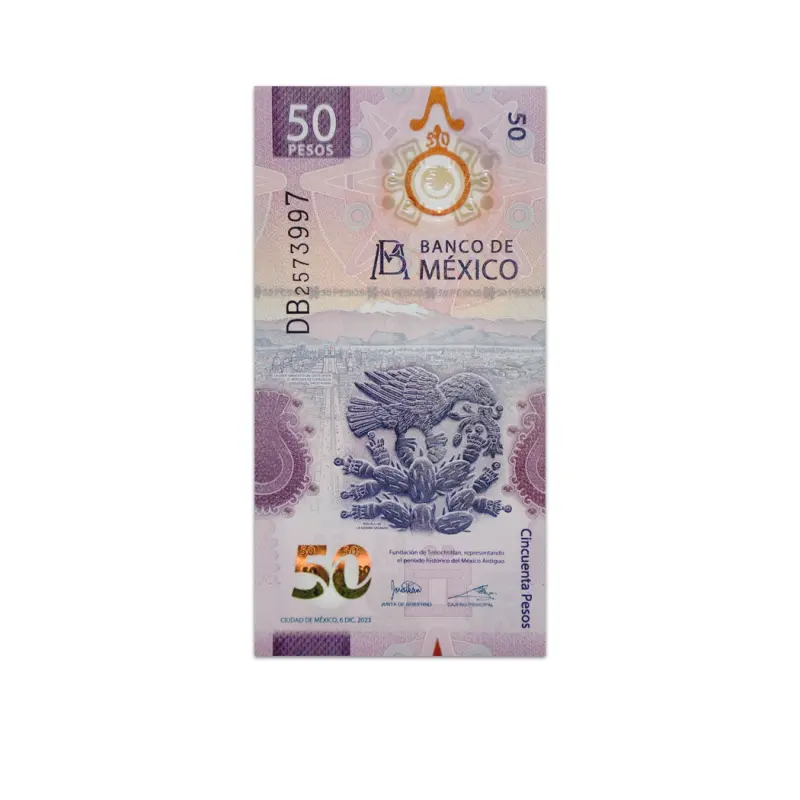 Mexico 50 Pesos 2021 Commemorative Banknote