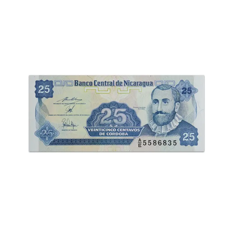 Nicaragua 25 Centavos de Córdoba 1991