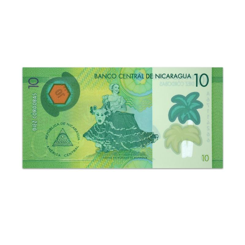 Nicaragua 10 Cordobas 2019