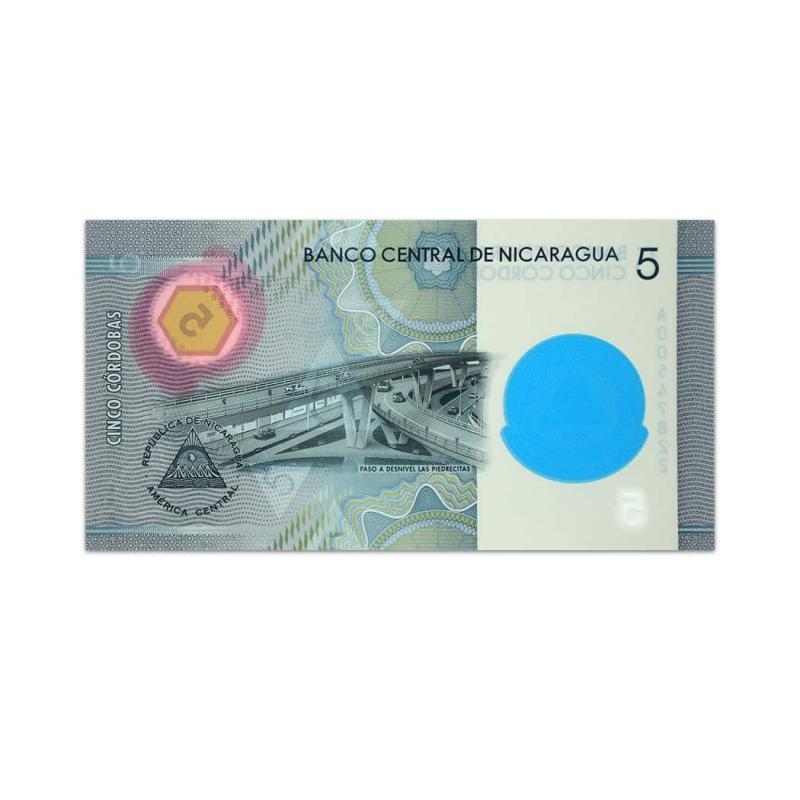 Nicaragua 5 Cordobas 2019
