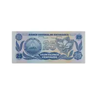 Nicaragua 25 Centavos de Córdoba 1991