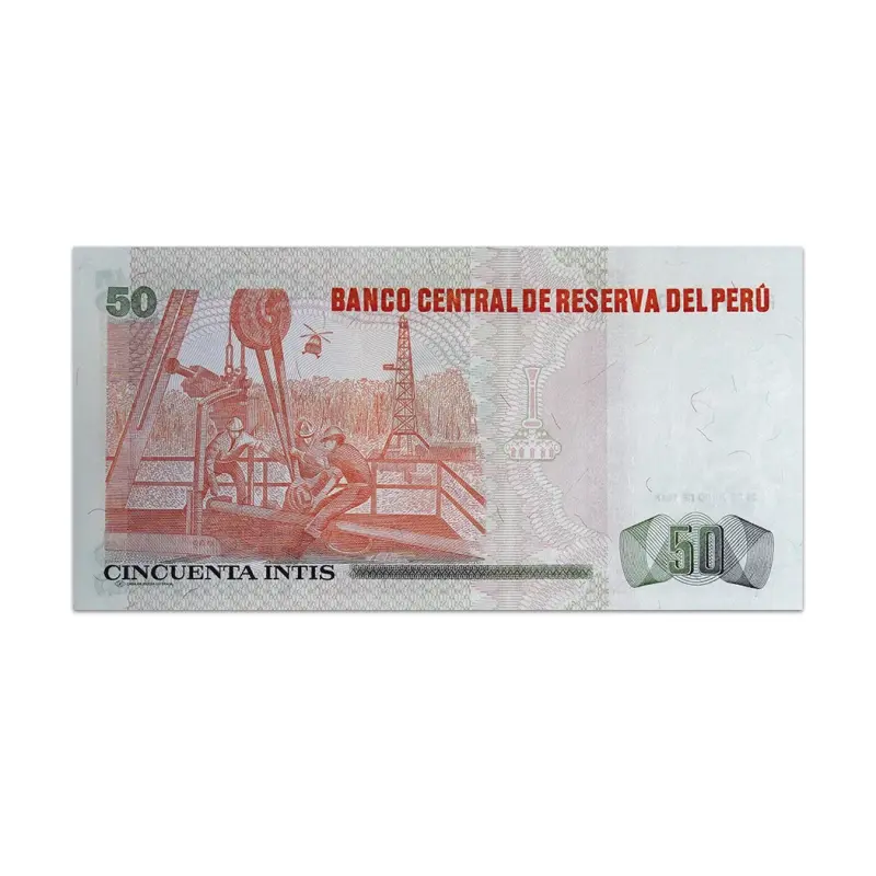 PERU 50 INTIS 1987