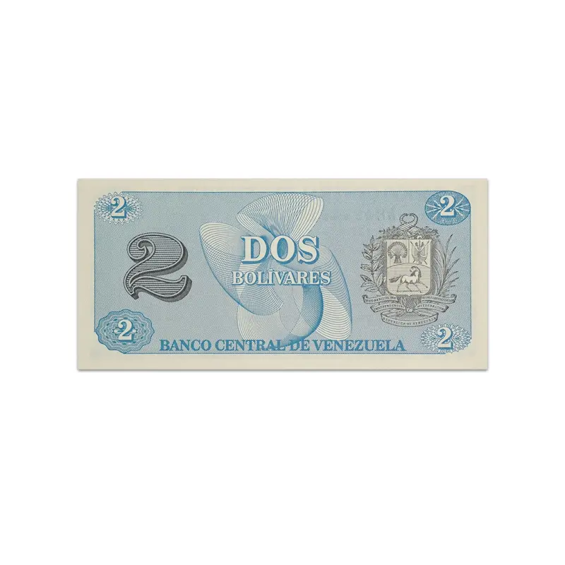 Venezuela 2 Bolivares 1989