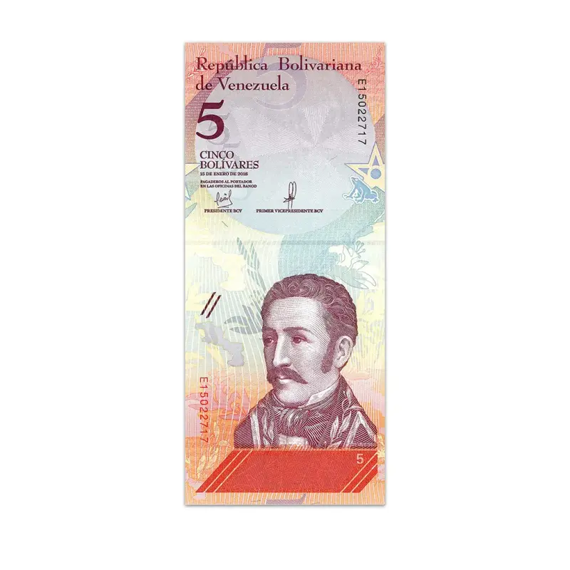 Venezuela 5 Bolivares 2018