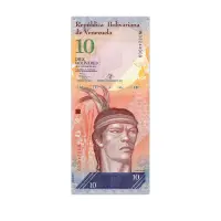 VENEZUELA 10 BOLIVERS 2014