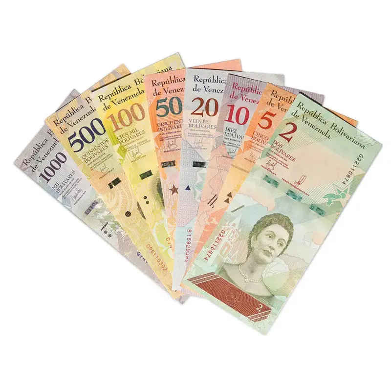 Venezuela 2- 1000 Bolivares set of 8 Bank Notes