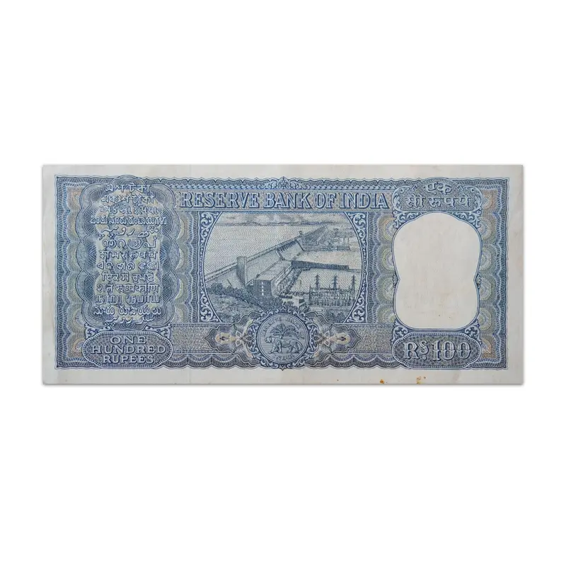 India 100 Rupees 1967 LK Jha Diamond Issue P62b