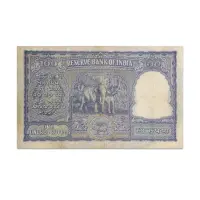 India 100 Rs Rare Fafda Elephant Issue B Rama Rau 1951 G2