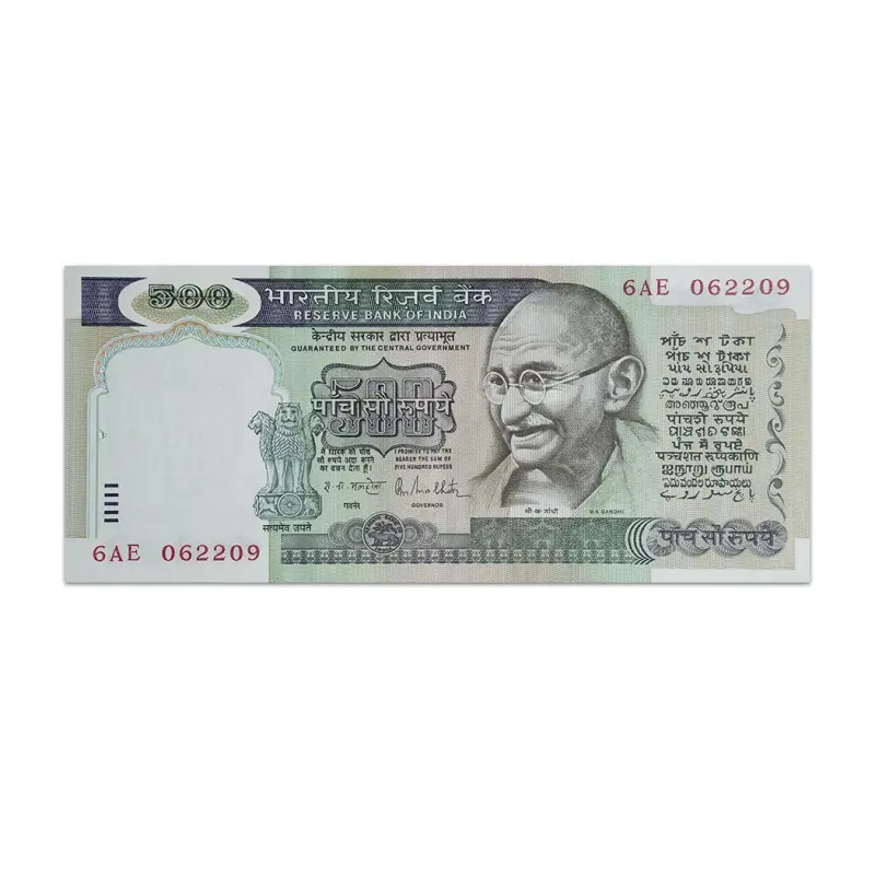 India's First 500 Rupees RN Malhotra 1987 P-87a