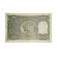 British India Rare 100 Rupees 1944 CD Deshmukh P-20e