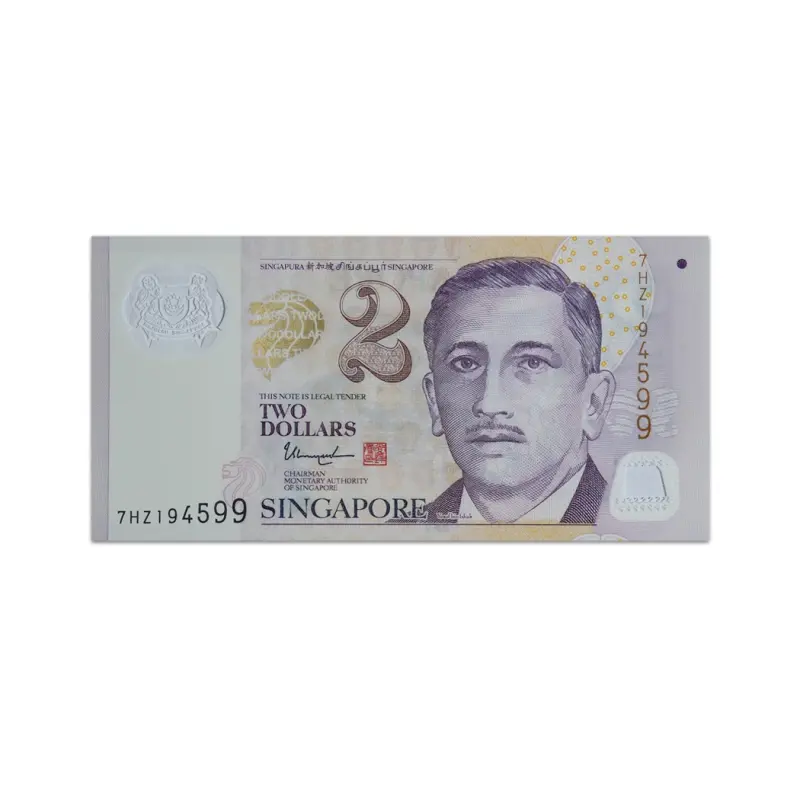 Singapore 2 Dollars 2015