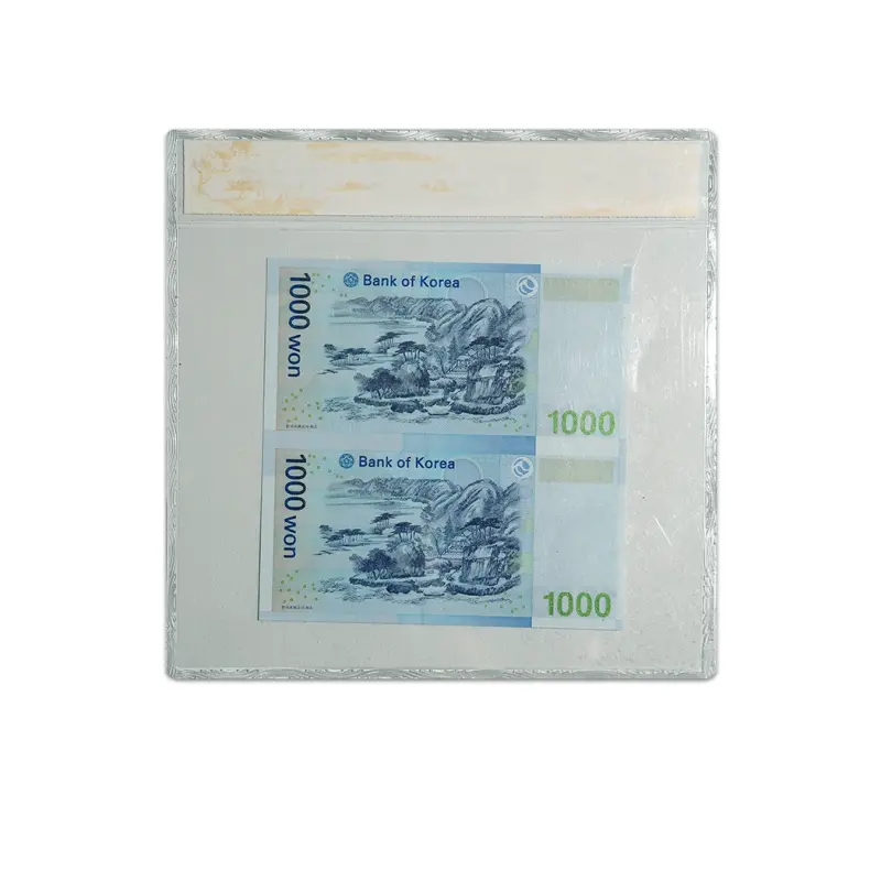 South Korea 1000 Won 2007 Uncut Graded Notes