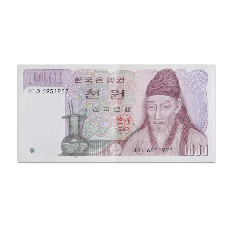South Korea 1000 Won 1983