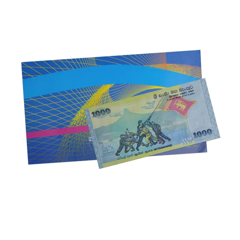 Sri Lanka 1000 Rupees 2009 Commemorative Banknote with Folder