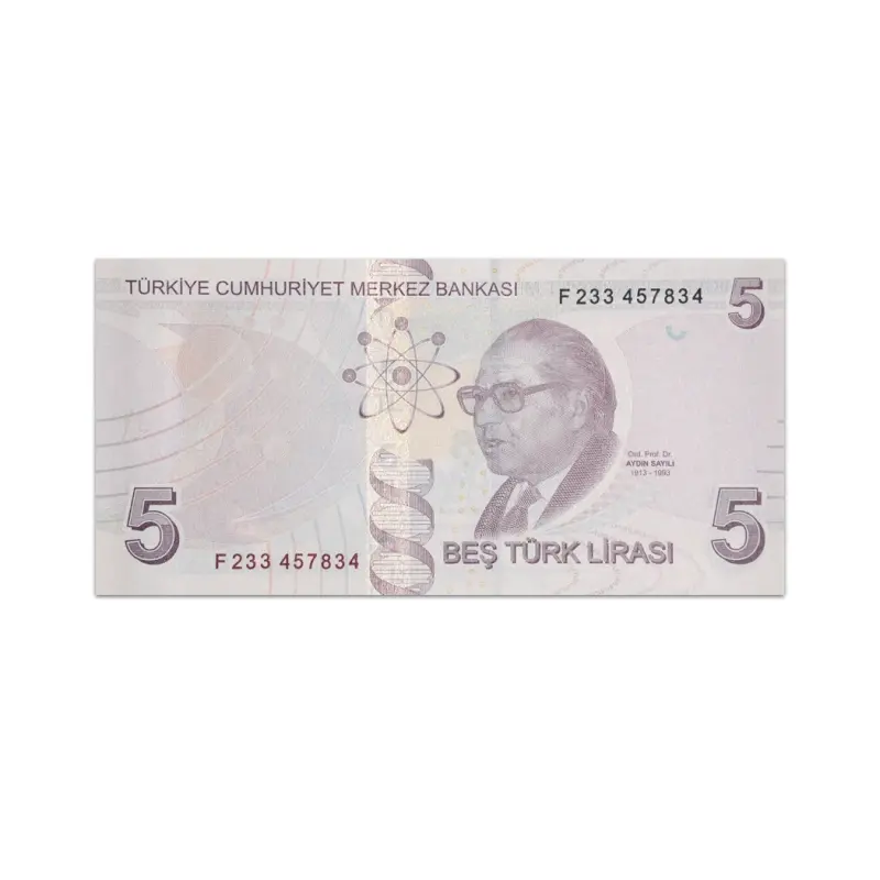 Turkey 5 Lirasi 2009