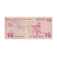 Turkey 10 Lirasi 2022