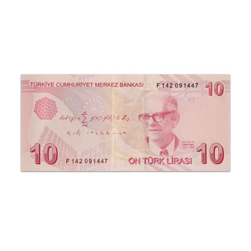 Turkey 10 Lirasi 2022