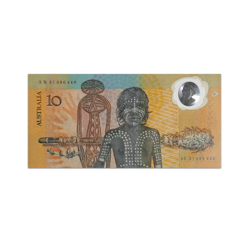 Australia 10 Dollars 1988 world first polymer note